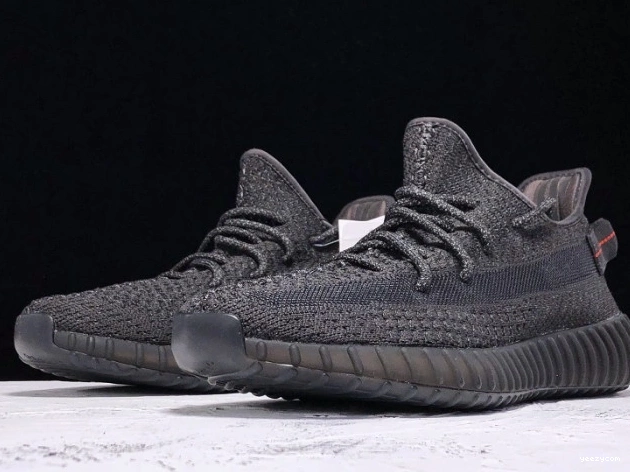 V2 Static 350 Black FU9007 Boost Adidas - (Reflective) Yeezy 0724